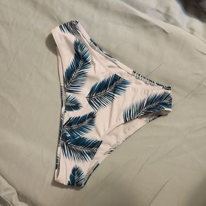 White bikini bottoms